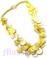 Disc Mop Necklace - click here for large view